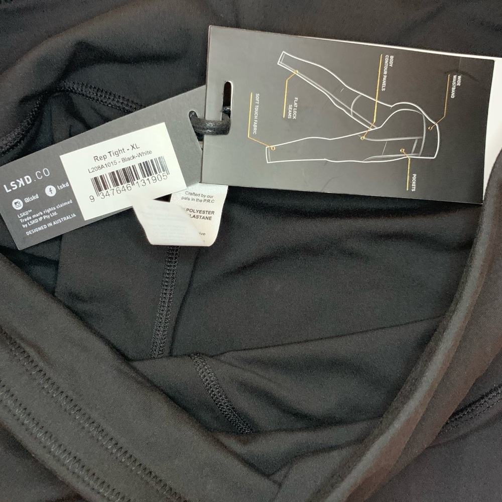 LSKD rep full length tight black size XL with pockets - Picture 4 of 4